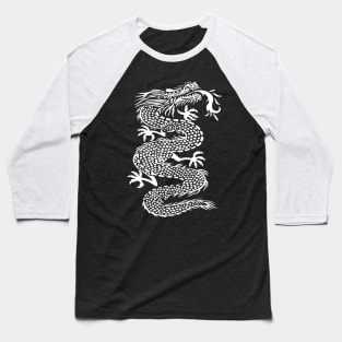 White Dragon Baseball T-Shirt